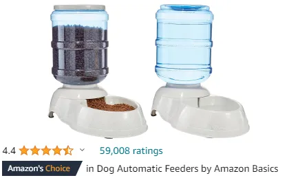 Gravity Fed Dog Water Bowl