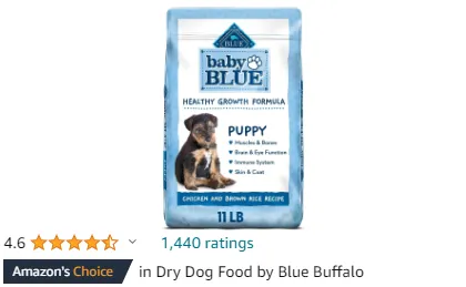 Blue Buffalo Puppy Food