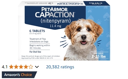 CAPACTION Oral Flea Treatment for Small Dogs