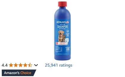 ADAMS PLUS Flea & Tick Shampoo for Dogs with Sensitive Skin