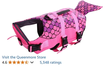 Mermaid Dog Life Jacket