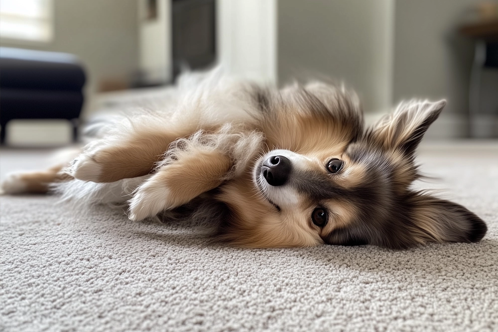 Belly Rub Sheltie