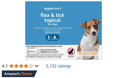 AMAZON BASICS Flea & Tick Treatment