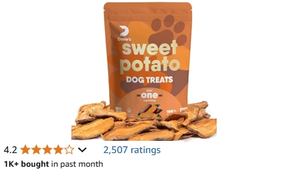 Sweet Potato Dog Treats