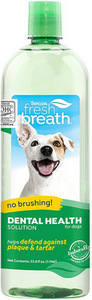 TropiClean Fresh Breath Plaque Remover maintains oral health in Shelties TropiClean Fresh Breath Plaque Remover maintains oral health in Shelties
